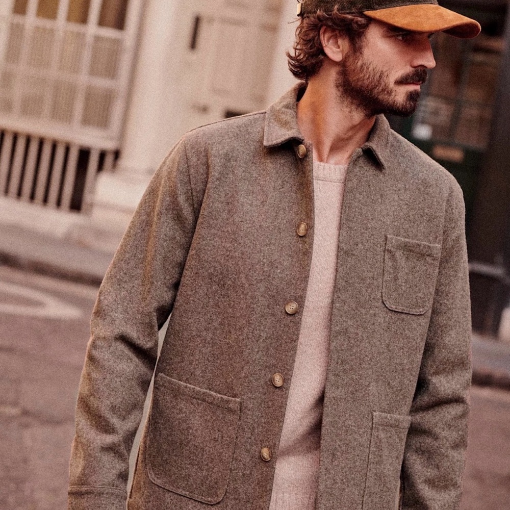 Octobre Editions Nelson jacket beige (NWT)